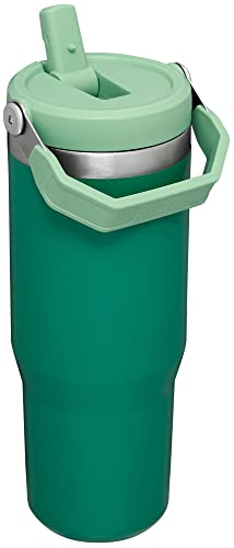 Stanley IceFlow Stainless Steel Tumbler - Vacuum Insulated Water Bottle for Home, Office or Car Reusable Cup with Straw Leak Resistant Flip Cold for 12 Hours or Iced for 2 Days, Alpine, 30oz