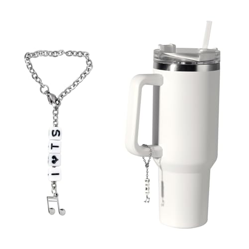 Amcisi Stanley Cup Charm for Handle, Letter Charms for Stanley Cups, Stanley Cup Accessories 40 oz& 30 oz(ITS)
