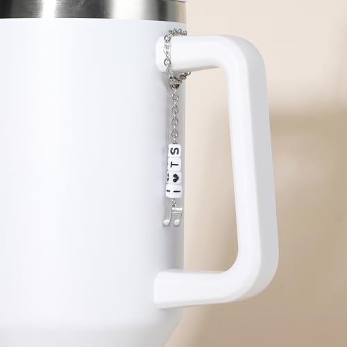 Amcisi Stanley Cup Charm for Handle, Letter Charms for Stanley Cups, Stanley Cup Accessories 40 oz& 30 oz(ITS)
