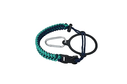 IRON °FLASK Paracord Handle - Fits Wide Mouth Water Bottles - Durable Carrier, Secure Accessories, Survival Strap Cord, Safety Ring, and Carabiner - Seven Core Paracord Bracelet