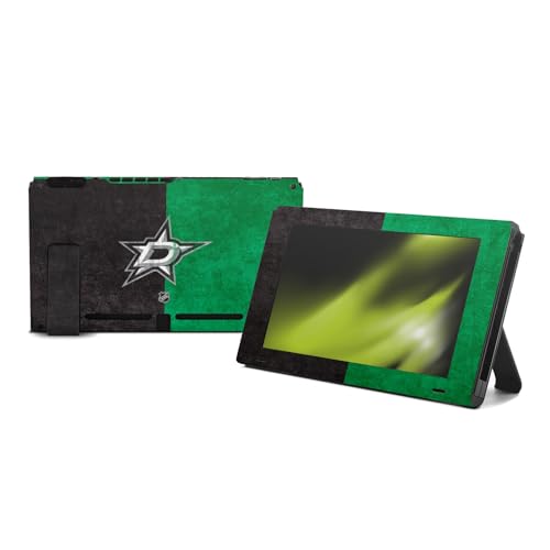 Head Case Designs Officially Licensed NHL Half Distressed Dallas Stars Vinyl Sticker Gaming Skin Decal Cover Compatible with Nintendo Switch Console & Dock & Joy-Con Controller Bundle
