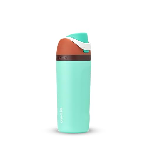 Owala Kids FreeSip 16 oz Insulated Stainless Steel Water Bottles with Straw, Set of 2