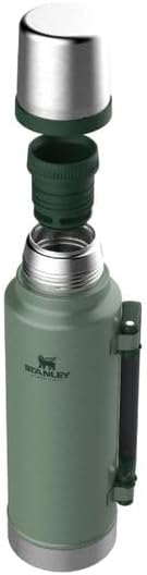 Stanley Thermo Stopper replacement for yerba mate drinking - Convert Stanley Thermo to Yerba Mate Termo Pico Mate/Pico cebador Stopper with High Precision Flow (Green without beak, Set of 1)