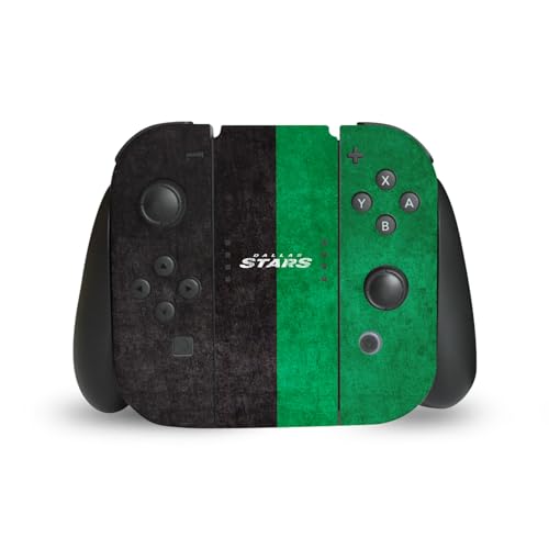 Head Case Designs Officially Licensed NHL Half Distressed Dallas Stars Vinyl Sticker Gaming Skin Decal Cover Compatible with Nintendo Switch Console & Dock & Joy-Con Controller Bundle