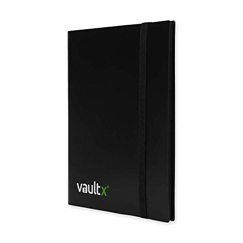 Vault X Binder - 9 Pocket Trading Card Album Folder - 360 Side Loading Pocket Binder for TCG (Blue)