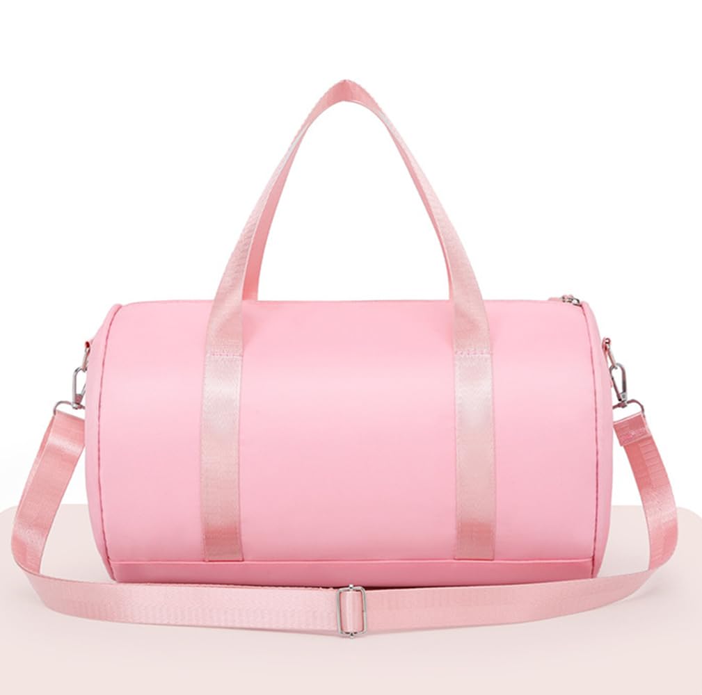 HYOOG Dance bags for kids Lightweight Cute Ballet Dance Bag Gym Travel Duffle Bag for Girls Tutu Dress Bag 3-6 Year Olds (Pink-sequins)