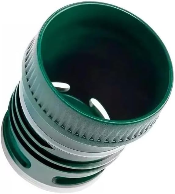 Stanley Thermo Stopper replacement for yerba mate drinking - Convert Stanley Thermo to Yerba Mate Termo Pico Mate/Pico cebador Stopper with High Precision Flow (Green without beak, Set of 1)