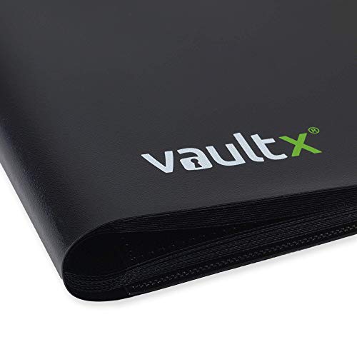 Vault X Binder - 9 Pocket Trading Card Album Folder - 360 Side Loading Pocket Binder for TCG (Blue)