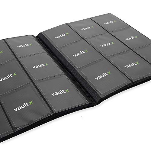 Vault X Binder - 9 Pocket Trading Card Album Folder - 360 Side Loading Pocket Binder for TCG (Blue)