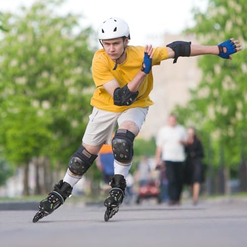 Fotoumgl Inline Skates for Adult and Kids, Adjustable Inline Skates with Light up Wheels, Outdoor Beginner Inline Skates for Girls, Boys, Women, Men