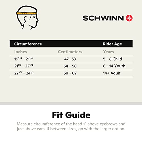 Schwinn Thrasher Bike Helmet for Adult Men Women, Ages 14 and Up with Suggested Fit 58 to 62cm, Non-Lighted, Lightweight with Adjustable Side and Chin Straps, Coral