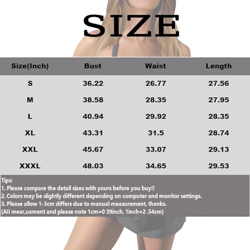 Women Tennis Dress Built in Shorts Adjustable Straps Hot Shot Mini Dress Athletic Workout Golf Dresses with Pockets