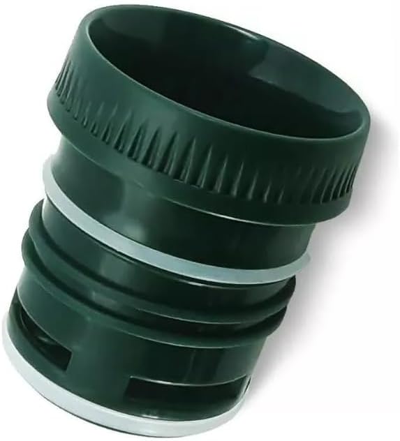 Stanley Thermo Stopper replacement for yerba mate drinking - Convert Stanley Thermo to Yerba Mate Termo Pico Mate/Pico cebador Stopper with High Precision Flow (Green without beak, Set of 1)