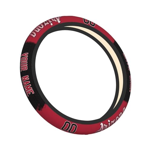 GENERIC San Francisco Custom Car Steering Wheel Covers,Personalized Name and Number,Anti Slip Elasticity Baseball Car Accessories,Universal 15 Inch Fit Suit for Most Car,SUV,ATV,Truck.