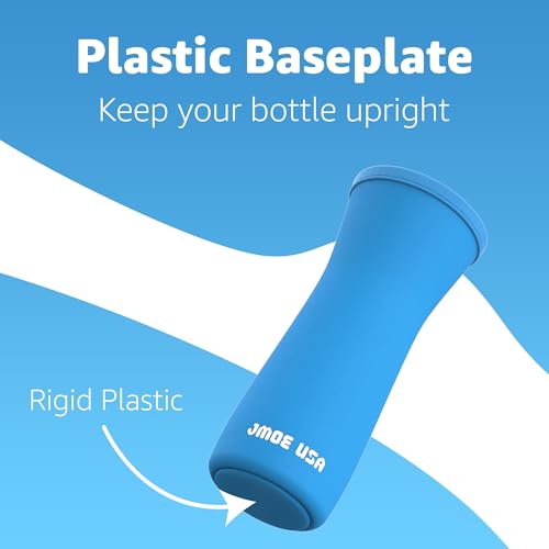 Jmoe USA 22oz Sleeve for Cirkul Water Bottle | Fits 22 oz Plastic and Stainless Steel Bottles | Neoprene Sweat Absorbing Material | Fitted Design | 2-Pack | Insulated Cover (Blue)