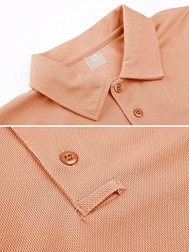 MAGCOMSEN Navy Blue Polo Shirts for Men T Shirts Short-Sleeve Hiking Shirts Hunting Shirt Tactical Shirts Navy M