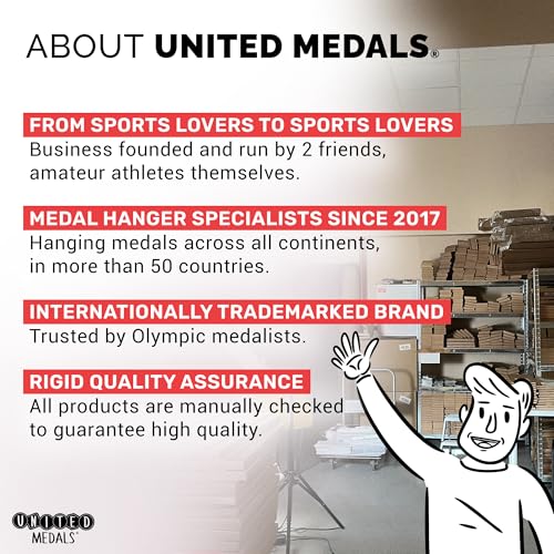Sports Medal Hanger Display Race Beast Mode | Black Race Medal Holder Awards Wall Mount | Running Marathon Race Medal Display for Wall | Steel Medal Holder for Wall Holds up to 30 Medals