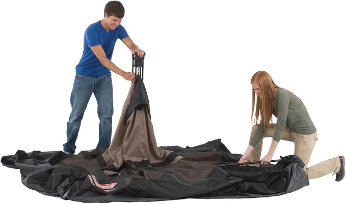 Coleman Instant Tent with 1-Minute Setup, 4-Person Tent with Pre-Attached Poles, Air Vent, & Carry Bag