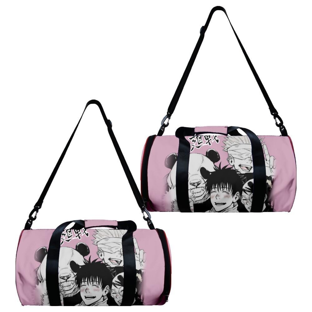 HEYOUJIMA Anime Jujutsu Kaisen Capacity Gym Bag Sport Duffel Bag Travel Handbag with Water Proof for Outdoor