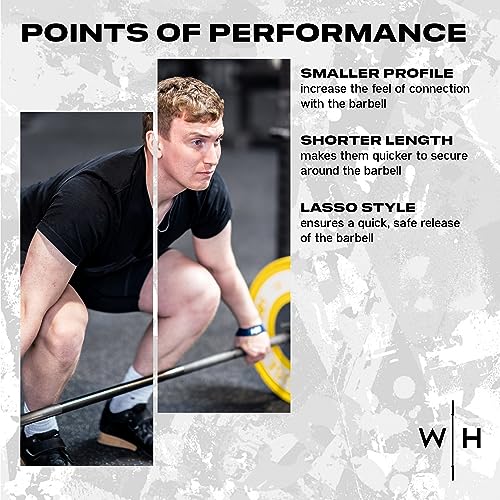 Weightlifting House Lifting Wrist Straps - Hand Wraps for Olympic Lifting, Snatch, Pulls, and Deadlift Straps - Grip Strength Trainer, Weight lifting, Wrist Wraps, Exercise Bands