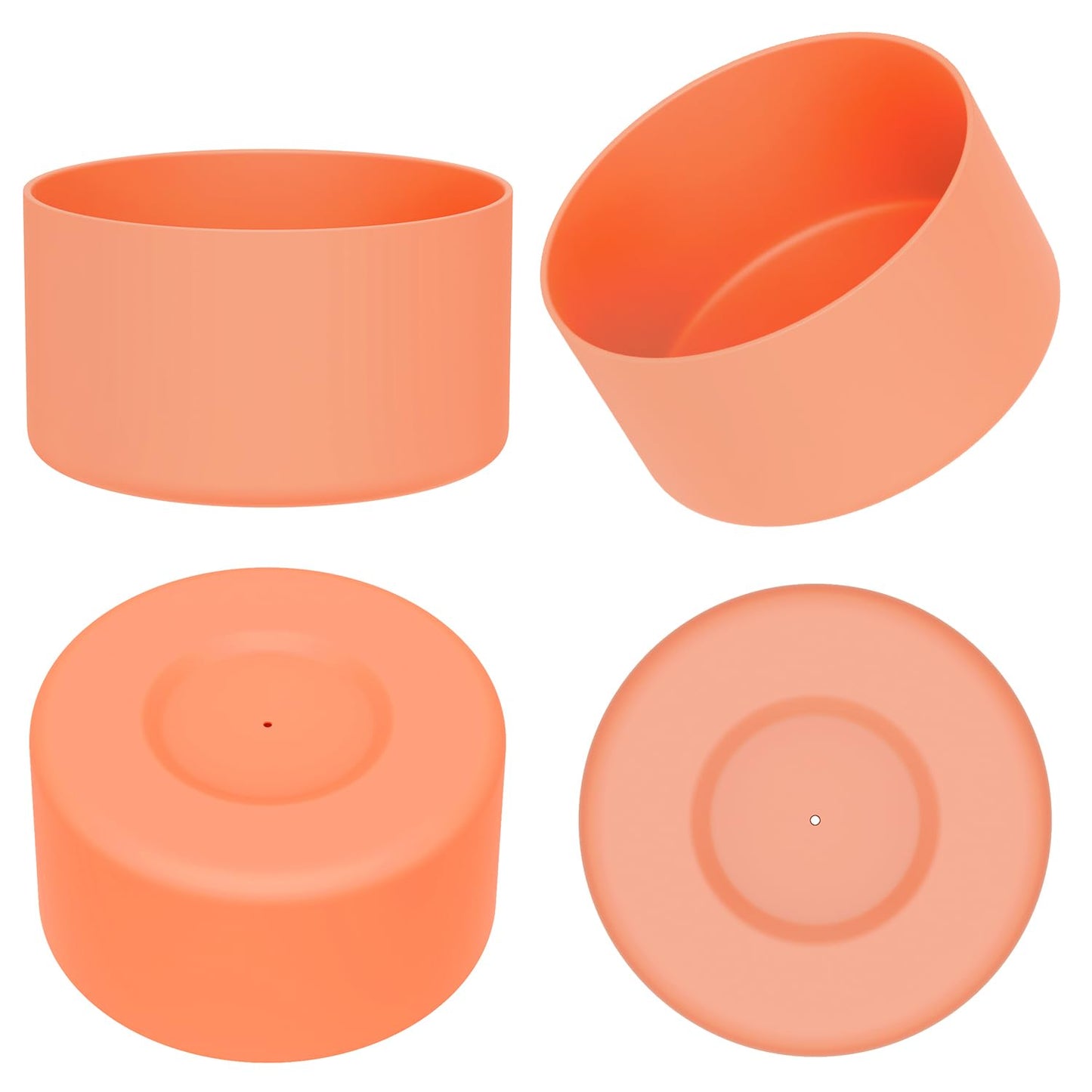 Affute Protective Silicone Boot for Stanley Quencher H2.0 40 30 20 oz & IceFlow Flip 30 20 oz, BPA Free Anti-Noise Anti-Scratch, Stanley Cup Protector Sleeve Cover Boot (Nectarine)