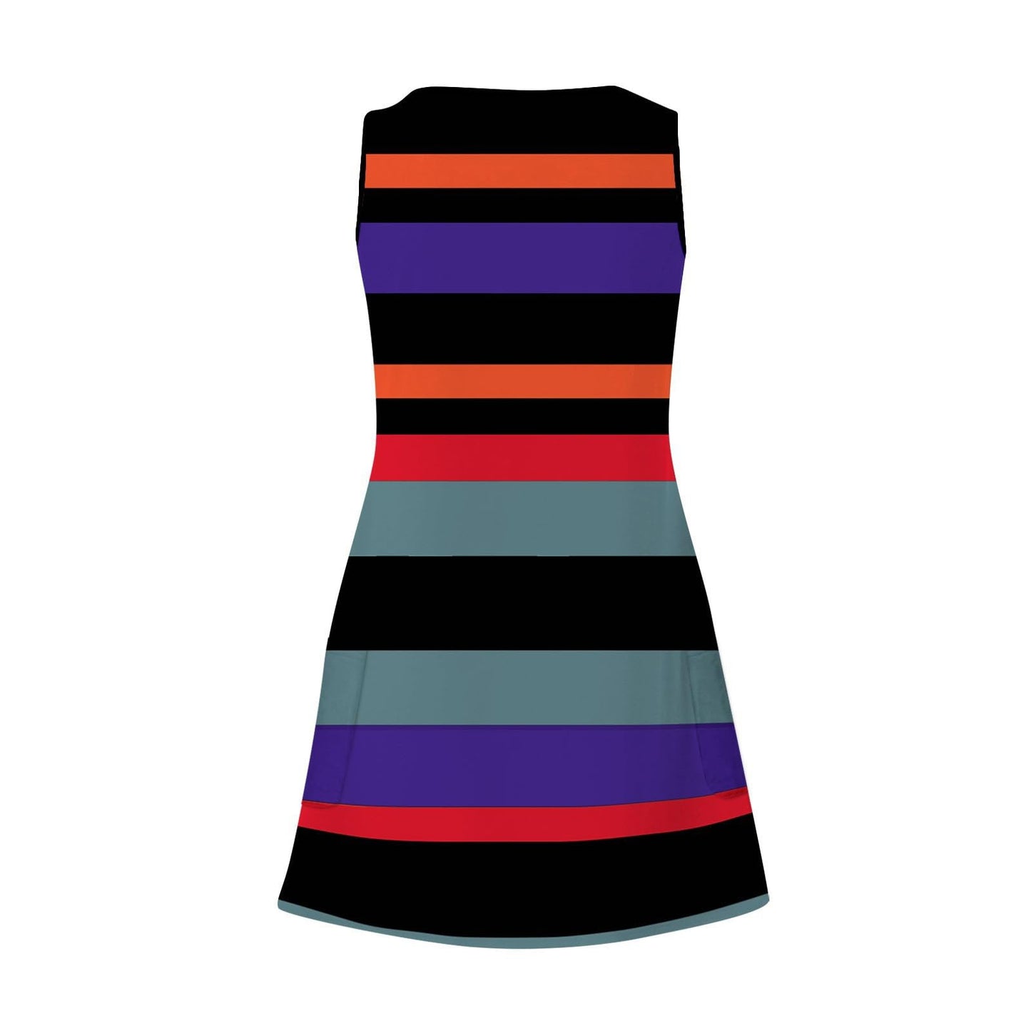 Generic Vacation Dresses for Women 2024 Beach Casual Sundress with Pockets Tank V Neck T-Shirts Dress Printed Sleeveless Dress 3XL Summer Dresses Bathing Suit Cover Up Women(3-Dark Purple,Medium)
