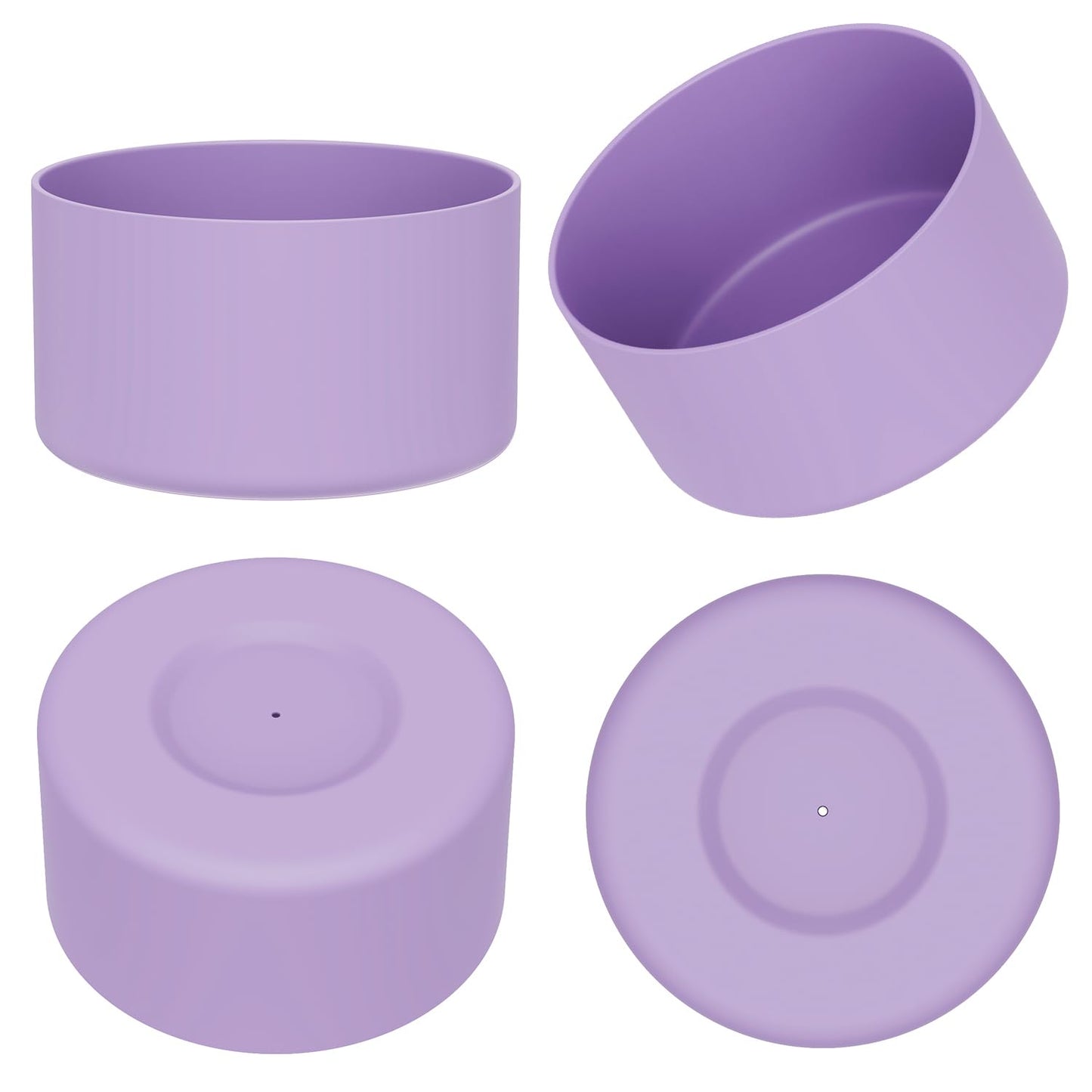 Affute Protective Silicone Boot for Stanley Quencher H2.0 40 30 20 oz & IceFlow Flip 30 20 oz, BPA Free Anti-Noise Anti-Scratch, Stanley Cup Protector Sleeve Cover Boot (Violet)