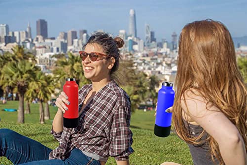 Boot for Hydro Flask 12-24 OZ Water Bottle/Stanley cup, Bottom Boots for Hydroflask Sports Water Bottles, Silicone Bottom Cover Sleeve (Light Pink, Fits Stanley Cups + Hydro 12-24 oz)