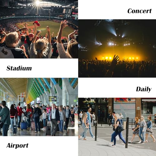 YONMOTTO Clear Bag for Stadium Events, Clear Purse for Women Stadium Approved Crossbody, Concert Bag with Adjustable Strap (Beige)