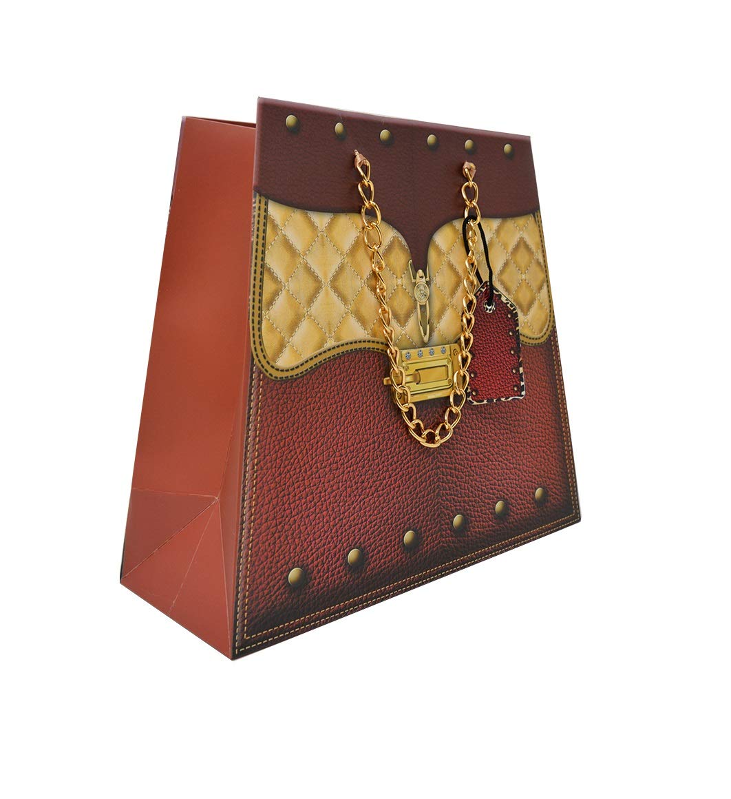 The Nifty Nook Novelty Purse Gift Wrap Bags for Parties Weddings Birthdays - Set of 8