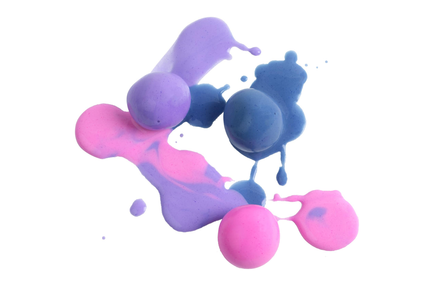 Goblies - Throwable Paintballs. Washable, Nontoxic, Plant-Based Toy for Outdoor Fun Games for Kids 6+. Pack of 3 (120 Count, Indigo/Violet/Pink)