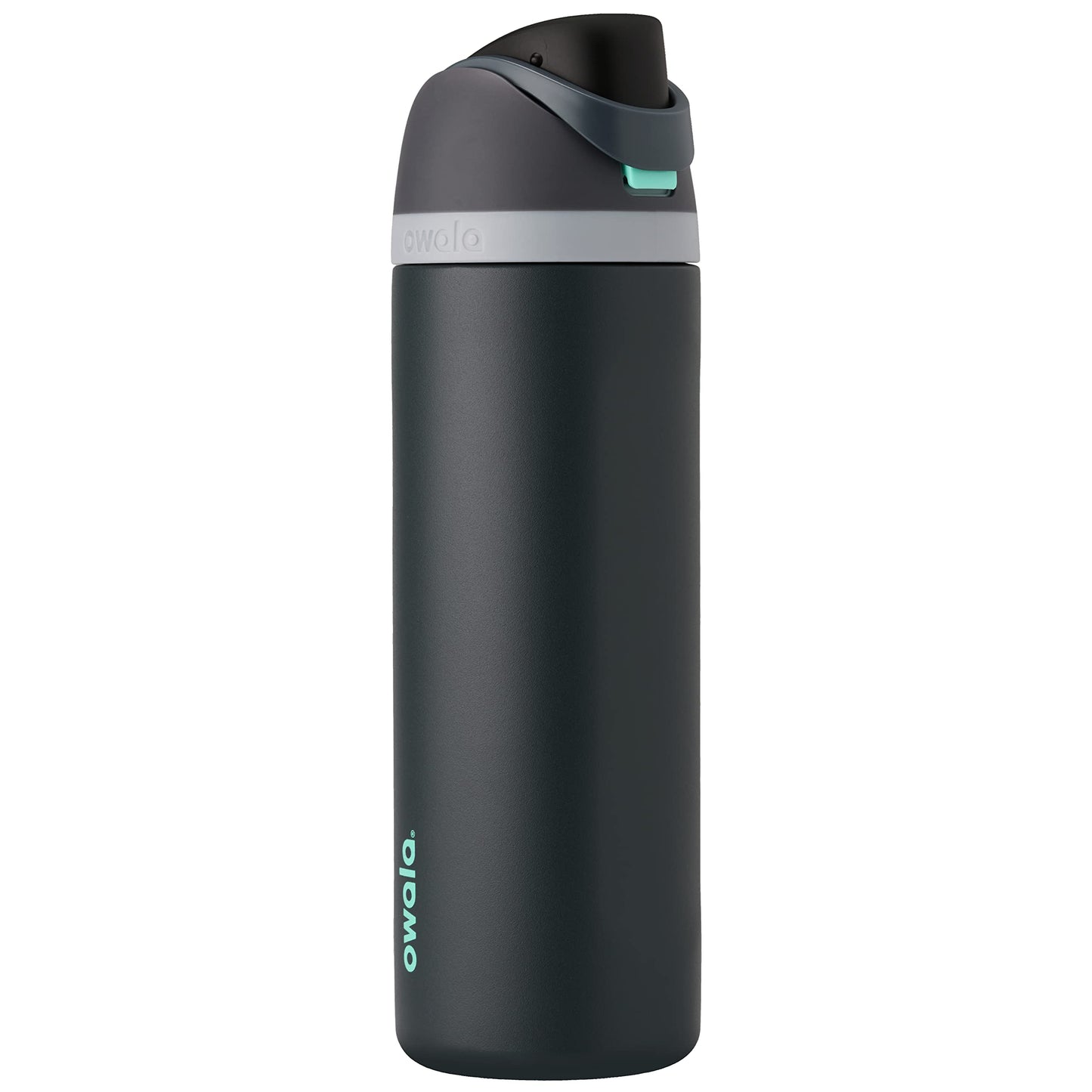Owala Silicone Water Bottle Boot, Anti-Slip Protective Sleeve & FreeSip Insulated Stainless Steel Water Bottle & 2-in-1 Water Bottle Brush Cleaner and Water Bottle Straw Cleaner Brush