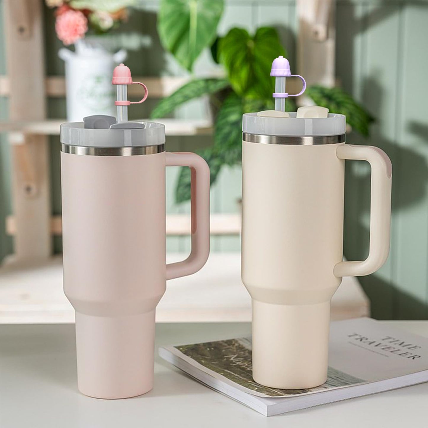 Adjustable Straw Cover for Stanley|Simple Modern|Yeti|Owala|Hydro Flask|Reduce|Maars|Meoky|MaxBase|Beast|Hydrapeak Cup, All Brand of Straw Accessories, Diameter 6mm-12mm, BPA Free, Dishwasher safe