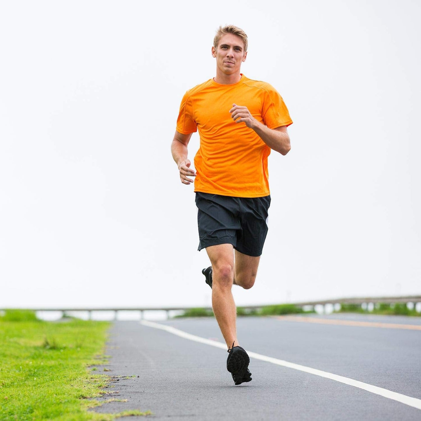 BALENNZ Athletic Shorts for Men with Pockets and Elastic Waistband Quick Dry Activewear Black