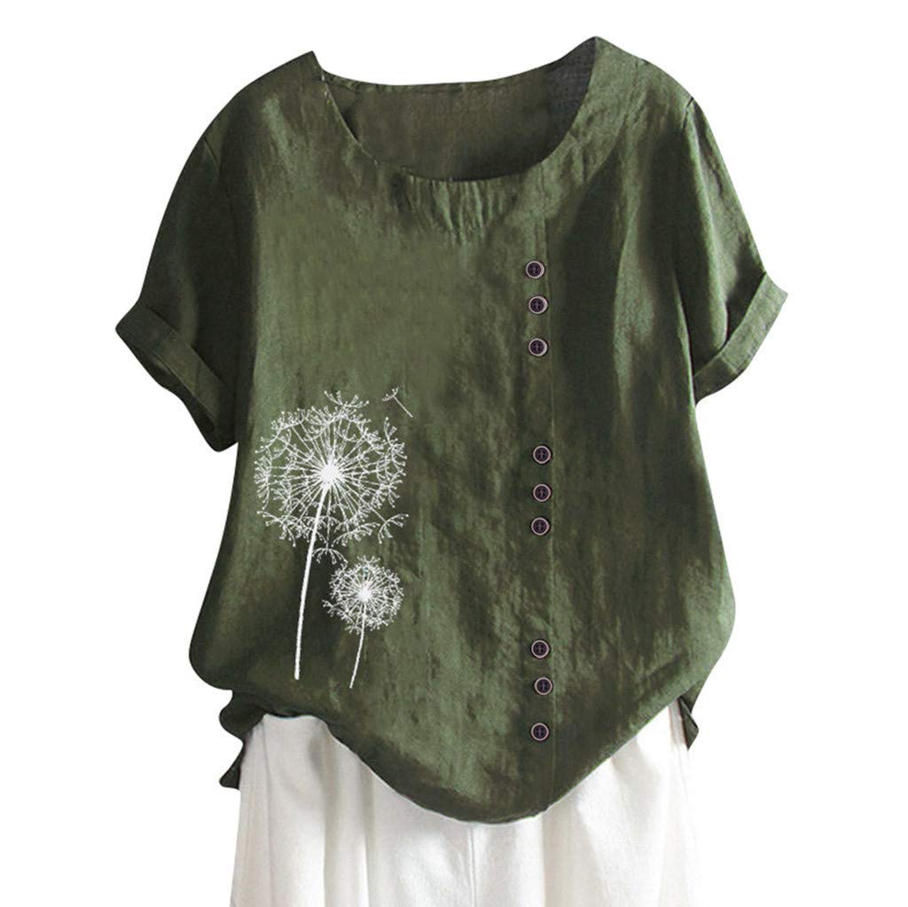 Generic Womens Summer Tops Womens Linen Pants with Pockets Shopping Online Womens Rodeo Shirt Ladies Tops and Blouses Long Sleeve Swimsuit Cover Up Womens Tops Trendy Tj Maxx C-Green, Large