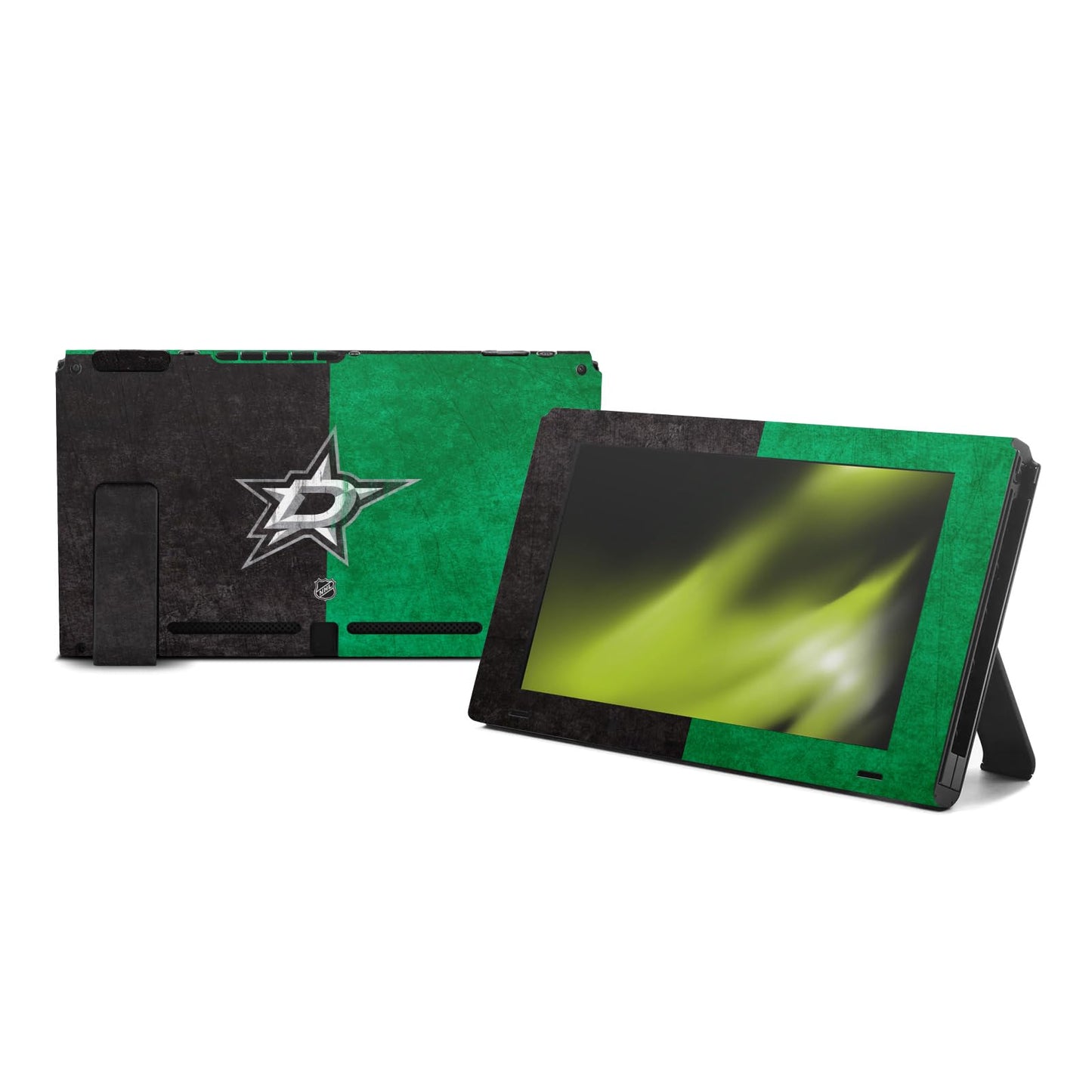 Head Case Designs Officially Licensed NHL Half Distressed Dallas Stars Vinyl Sticker Gaming Skin Decal Cover Compatible with Nintendo Switch Console & Dock & Joy-Con Controller Bundle
