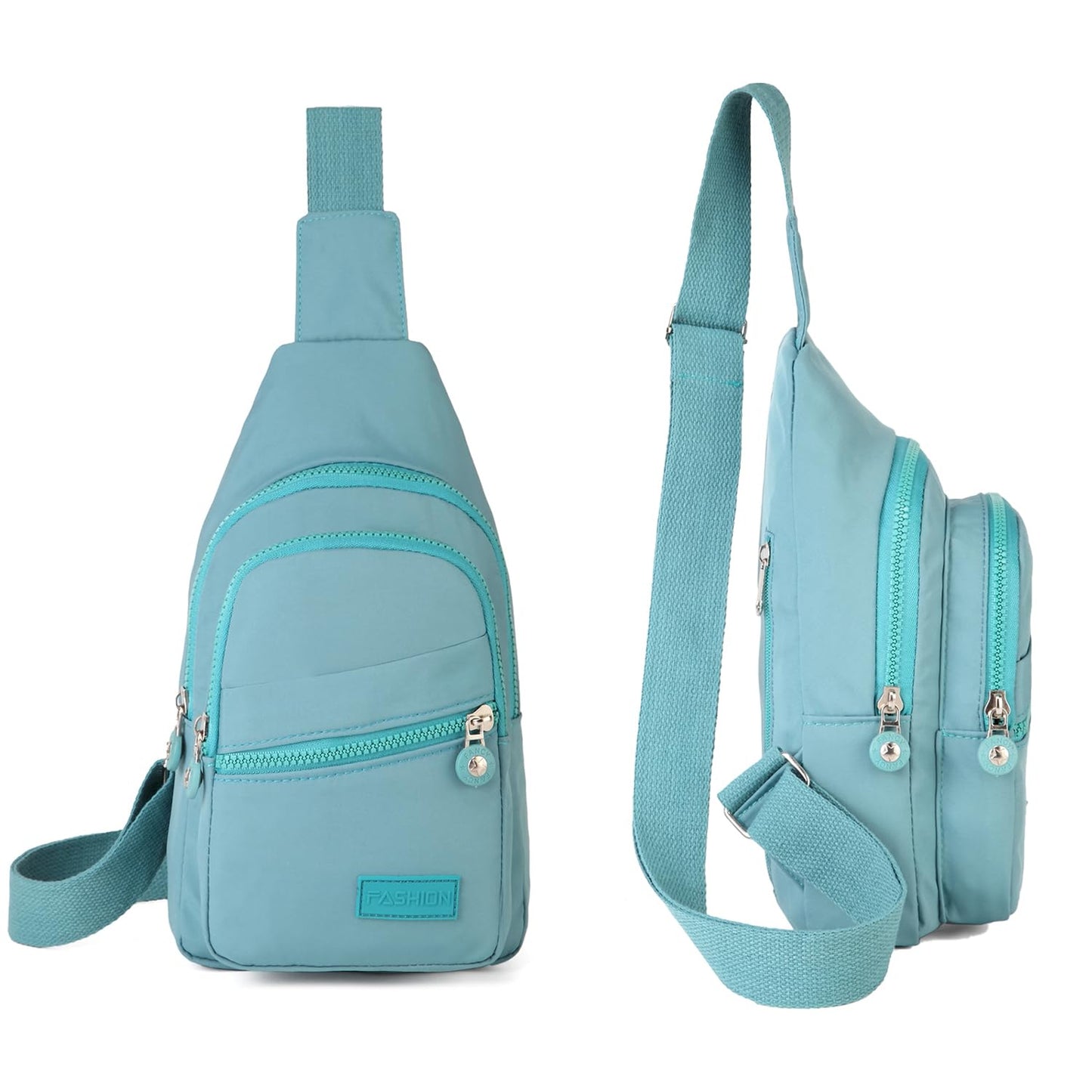 YAZEKOUS Small Sling Bag for Women Men, Crossbody Sling Backpack, Casual Daypack Backpacks Crossbody Bag for Hiking Travel