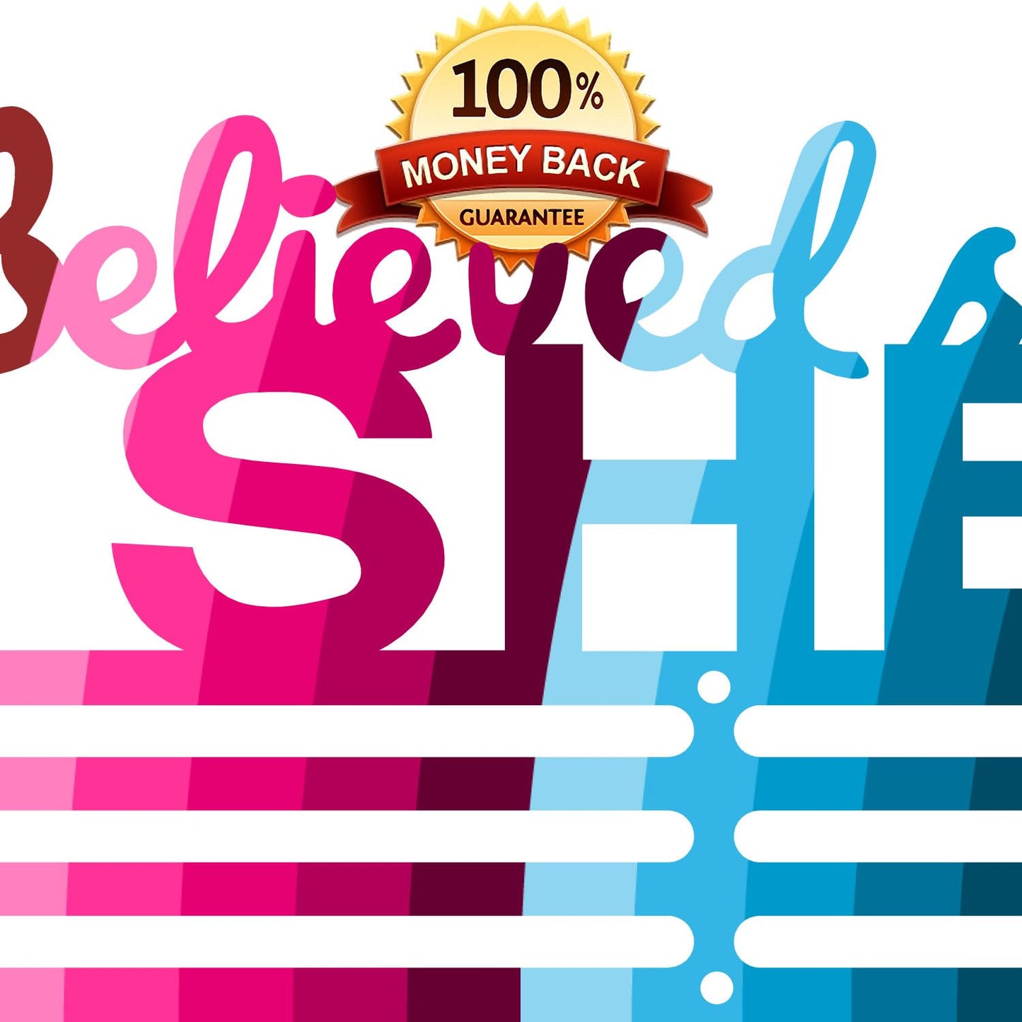 Lapetale Fashion Medal Hanger Holder Display Wall Rack Frame Shelf in 16" long-Medal Hanger Awards Ribbon Cheer,gymnastics,soccer,softball Holder Display Custom Rack for Sports Medals Easy to Install