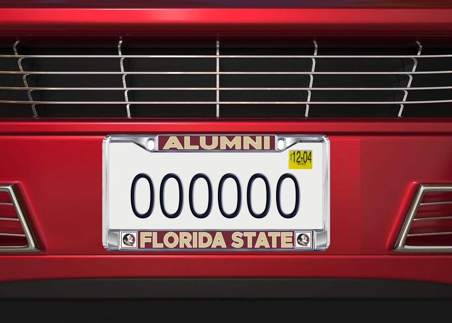 Decorvo Florida State Alumni License Plate Frame - Florida State Seminoles Car Truck Accessory