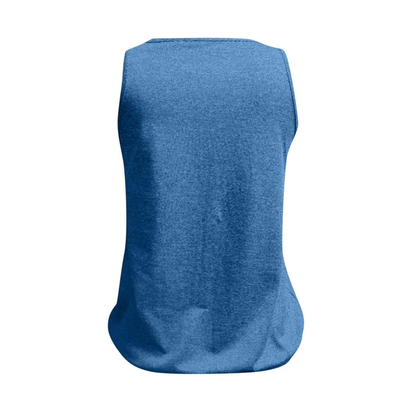Womens Summer Tops Dressy Casual Banded Bottom Tank Tops Loose Fit V Neck Sleeveless Solid Basic Tee Shirts Blouses My Orders My Orders Lightning Deals of Today Prime of Day Deals Today 2024 Blue