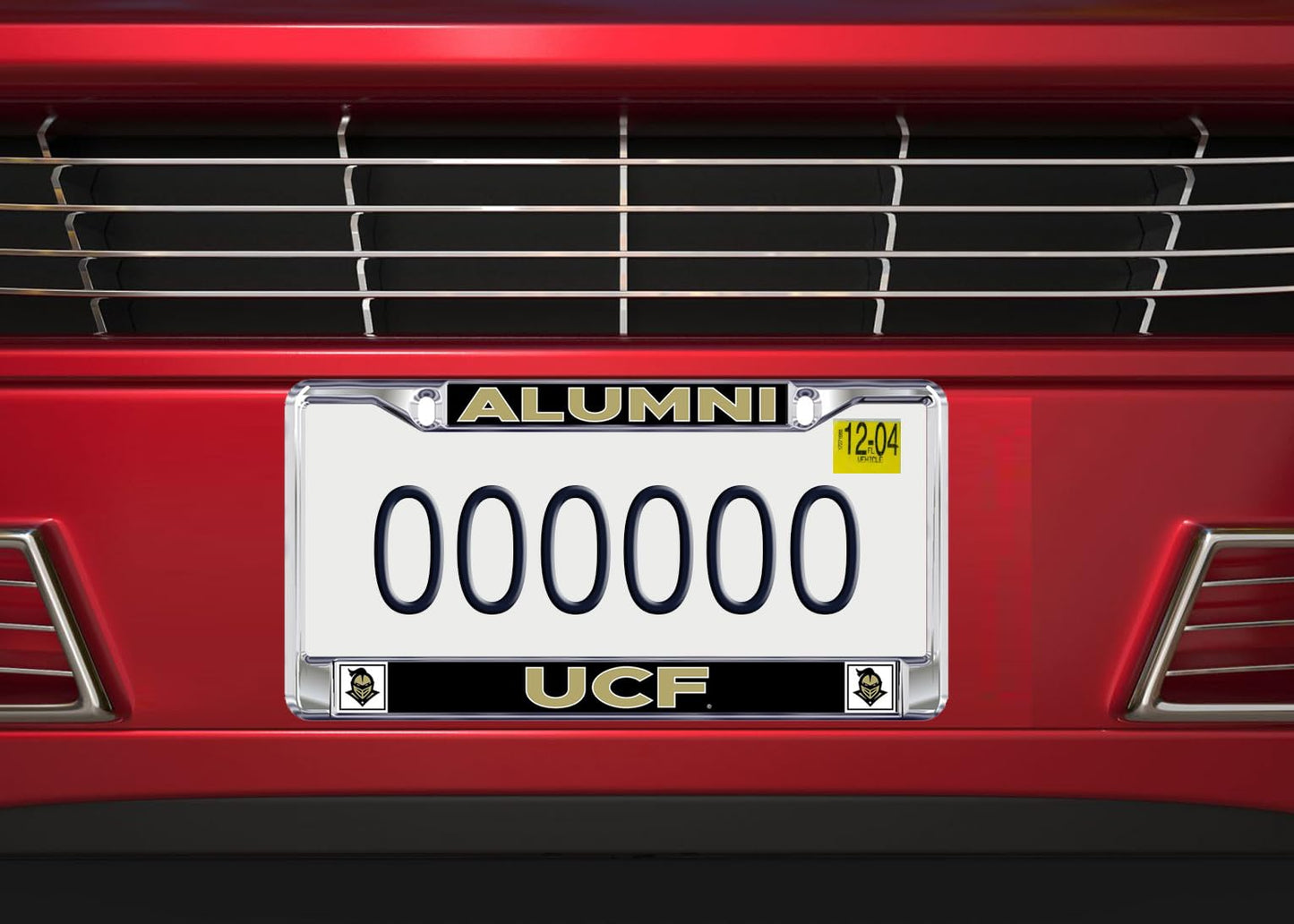 Decorvo Central Florida Alumni License Plate Frame - UCF Knights Car Truck Accessory