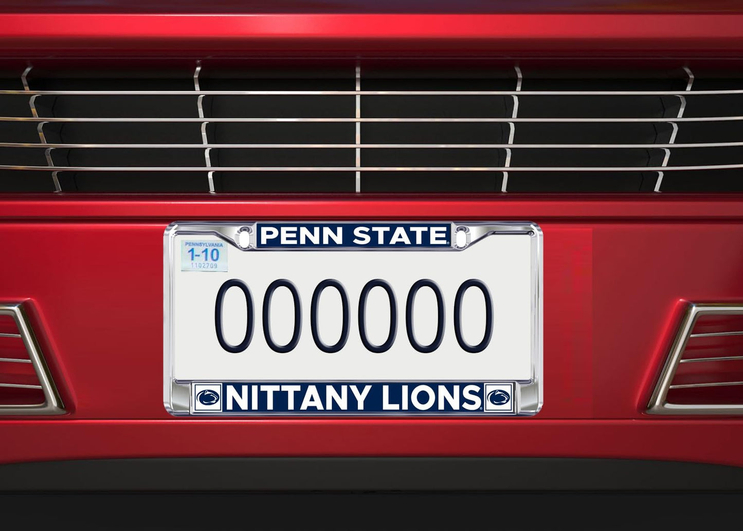 Decorvo Penn State License Plate Frame - Penn State Nittany Lions Car Truck Accessory