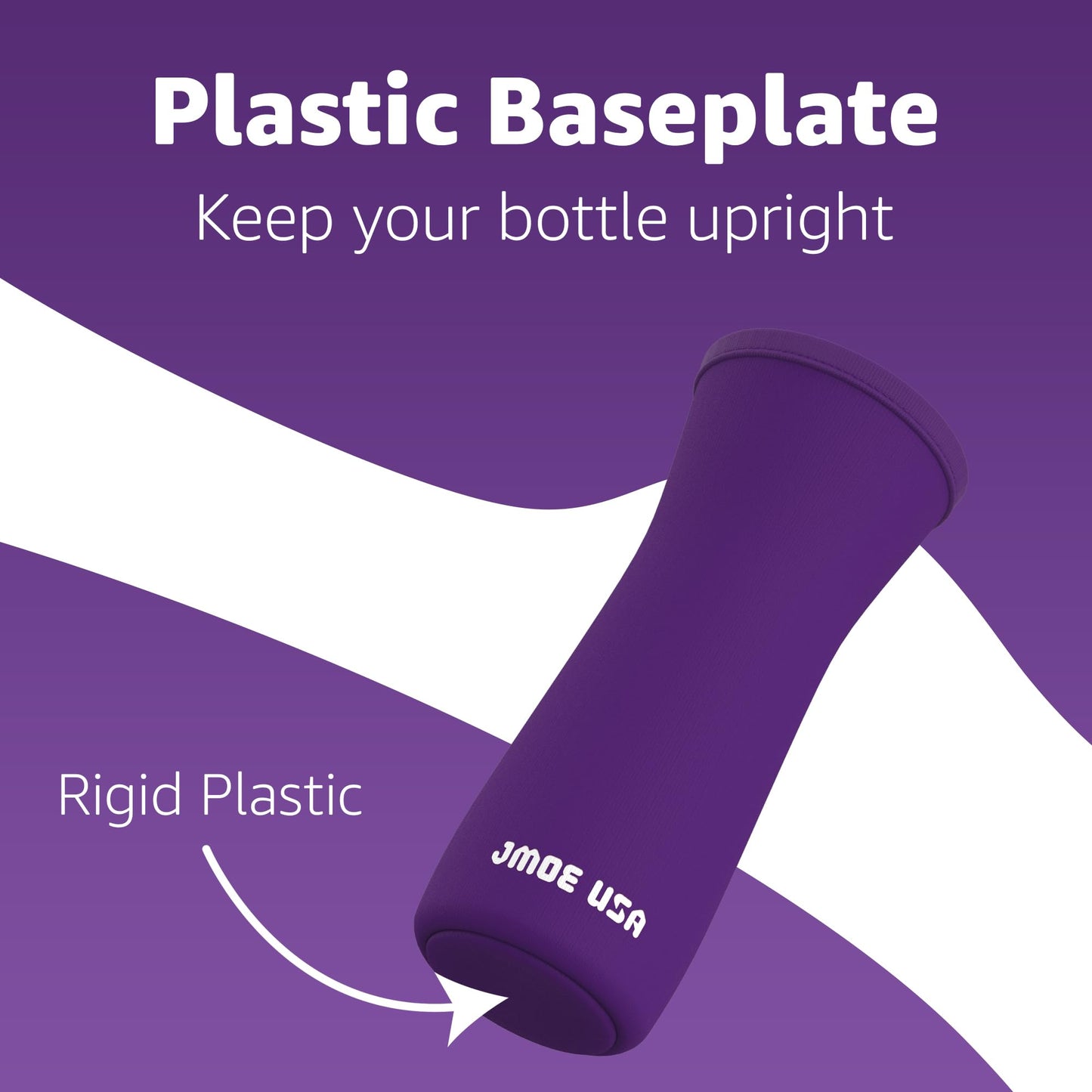 Jmoe USA 22oz Sleeve for Cirkul Water Bottle | Fits 22 oz Plastic and Stainless Steel Bottles | Neoprene Sweat Absorbing Material | Fitted Design | 2-Pack | Insulated Cover (Purple)