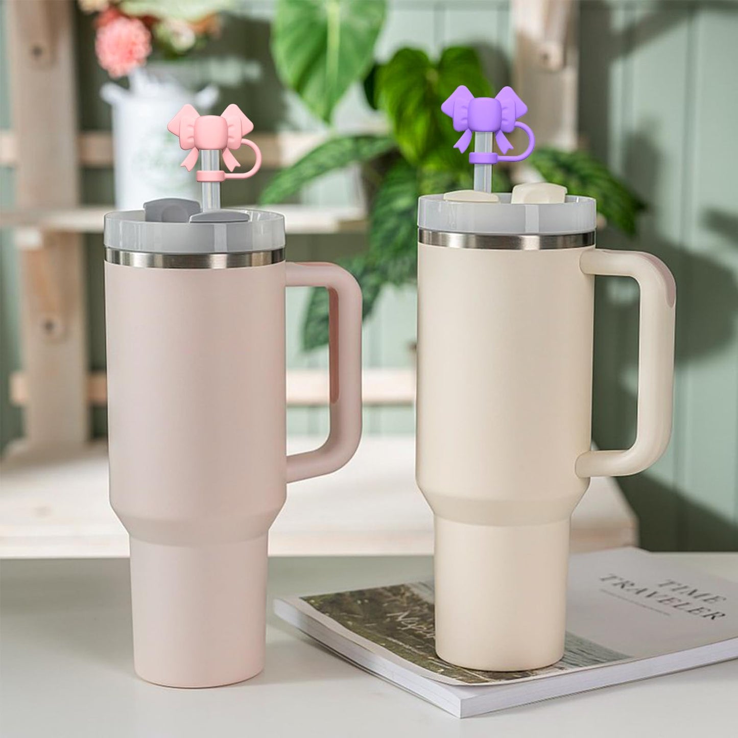 Adjustable Straw Cover for Stanley|Simple Modern|Yeti|Owala|Hydro Flask|Reduce|Maars|Meoky|MaxBase|Beast|Hydrapeak Cup, All Brand of Straw Accessories, Diameter 6mm-12mm, BPA Free, Dishwasher safe