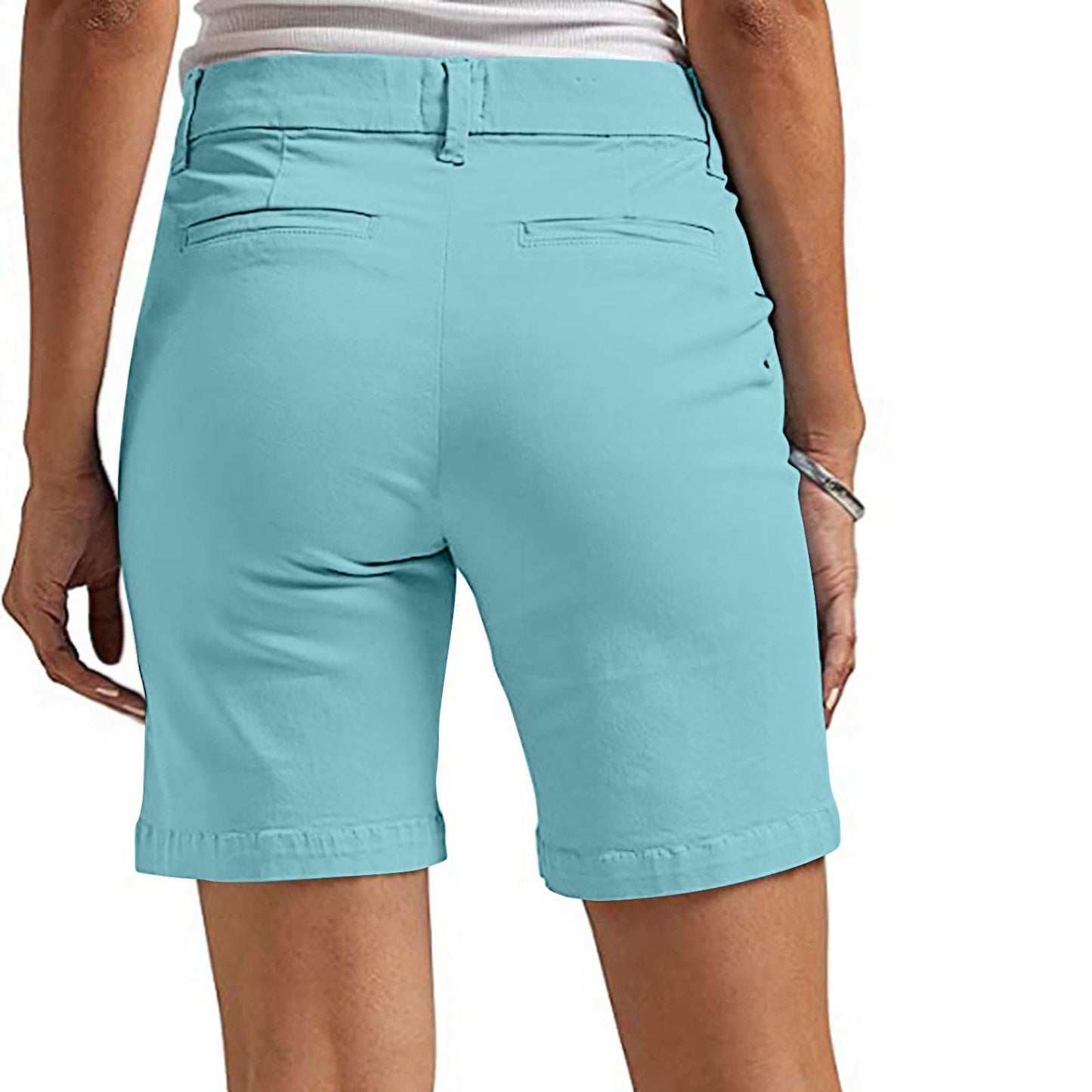 Aboser Workout Shorts Women,Shorts for Women Twill Stretch Sweatshorts Baggy Elastic Waisted Sweatshort Baggy Lounge Short Pants with Pockets,Prime of Day Savings,Sky Blue,XX-Large