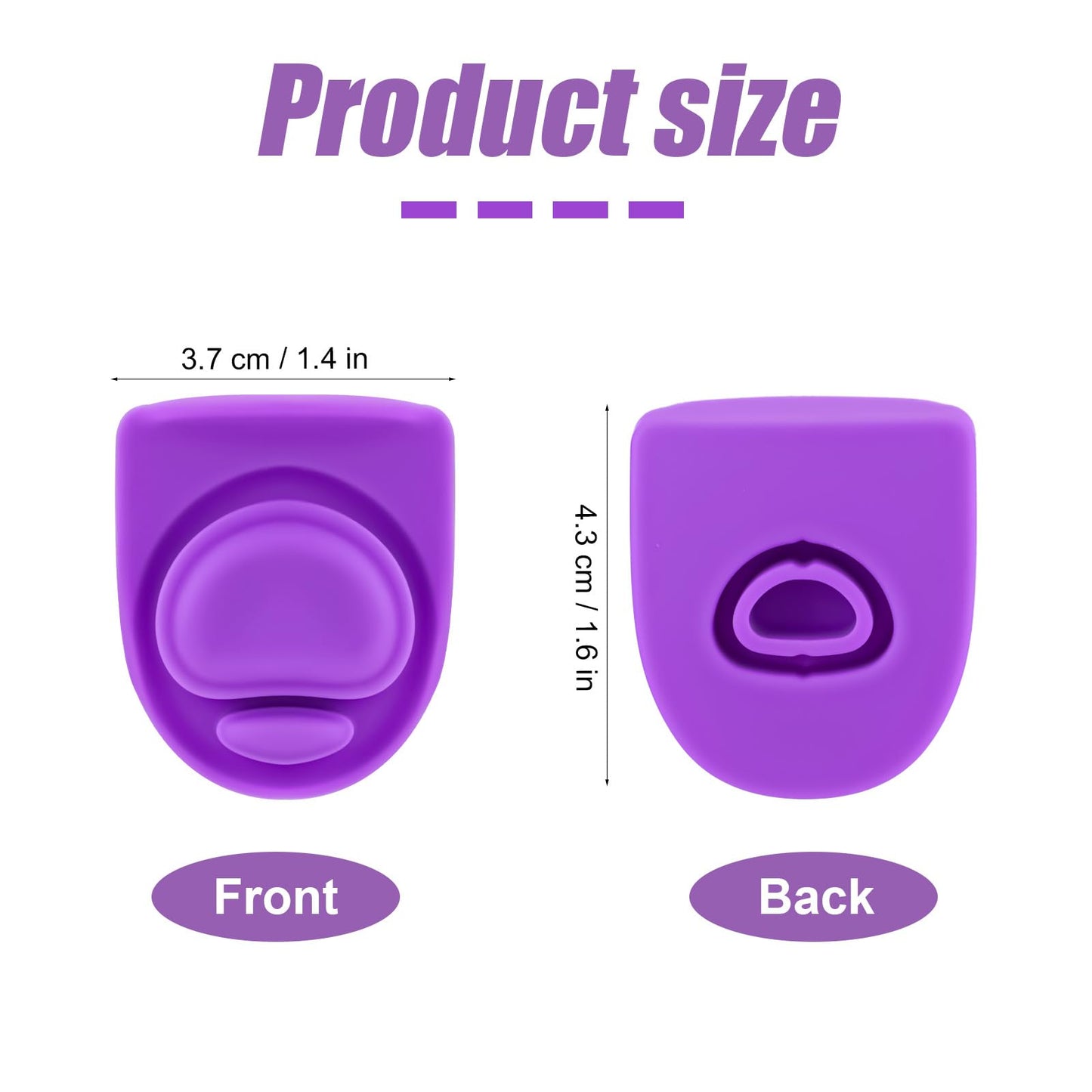 4pcs Replacement Stopper Compatible with Owala FreeSip 24oz 32oz, Water Bottle Top Lid Gasket for Owala 19/24/32/40oz Seal Bottle Cap Mouth Stopper Part Silicone Plug Accessories BPA-Free (Purple)