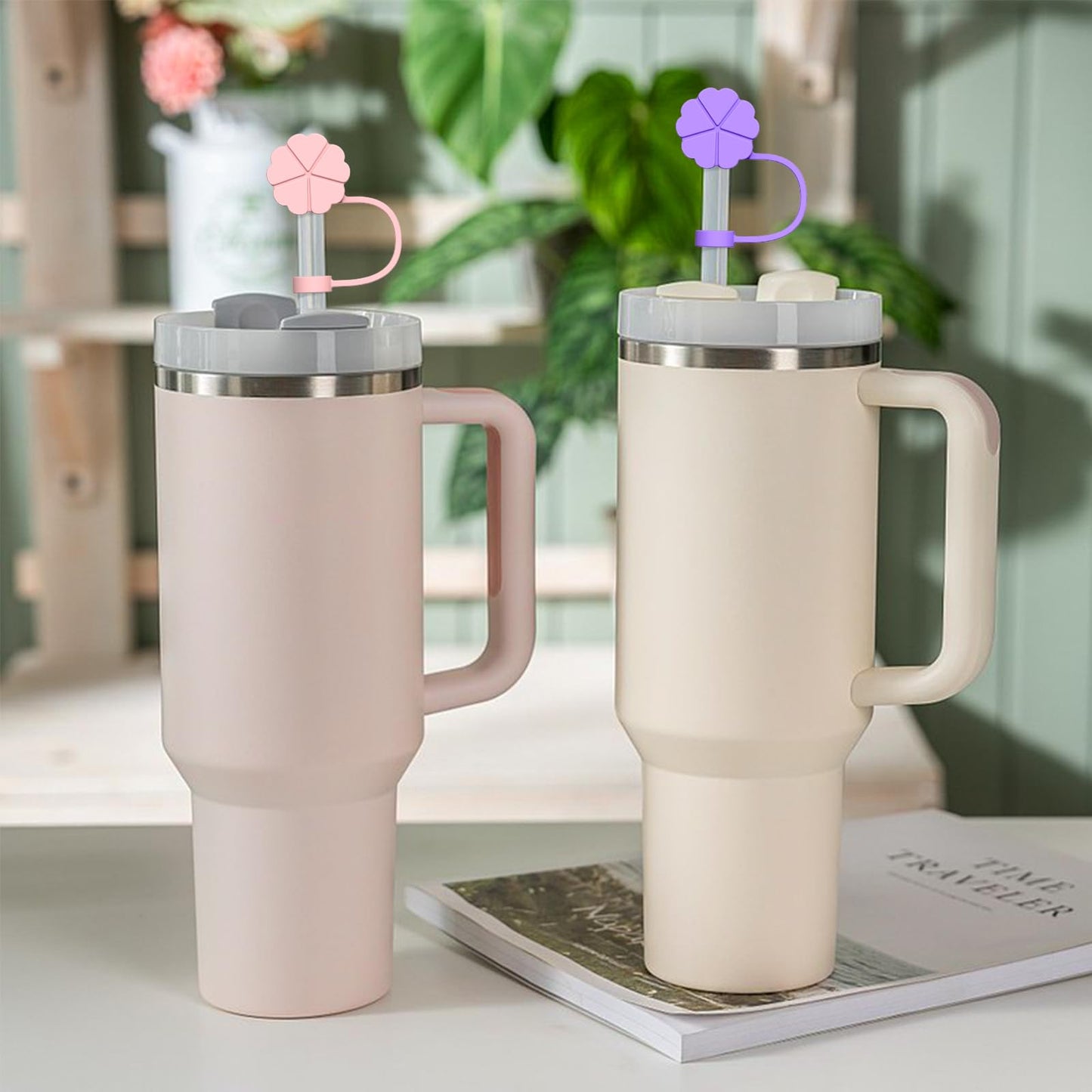 Adjustable Straw Cover for Stanley|Simple Modern|Yeti|Owala|Hydro Flask|Reduce|Maars|Meoky|MaxBase|Beast|Hydrapeak Cup, All Brand of Straw Accessories, Diameter 6mm-12mm, BPA Free, Dishwasher safe