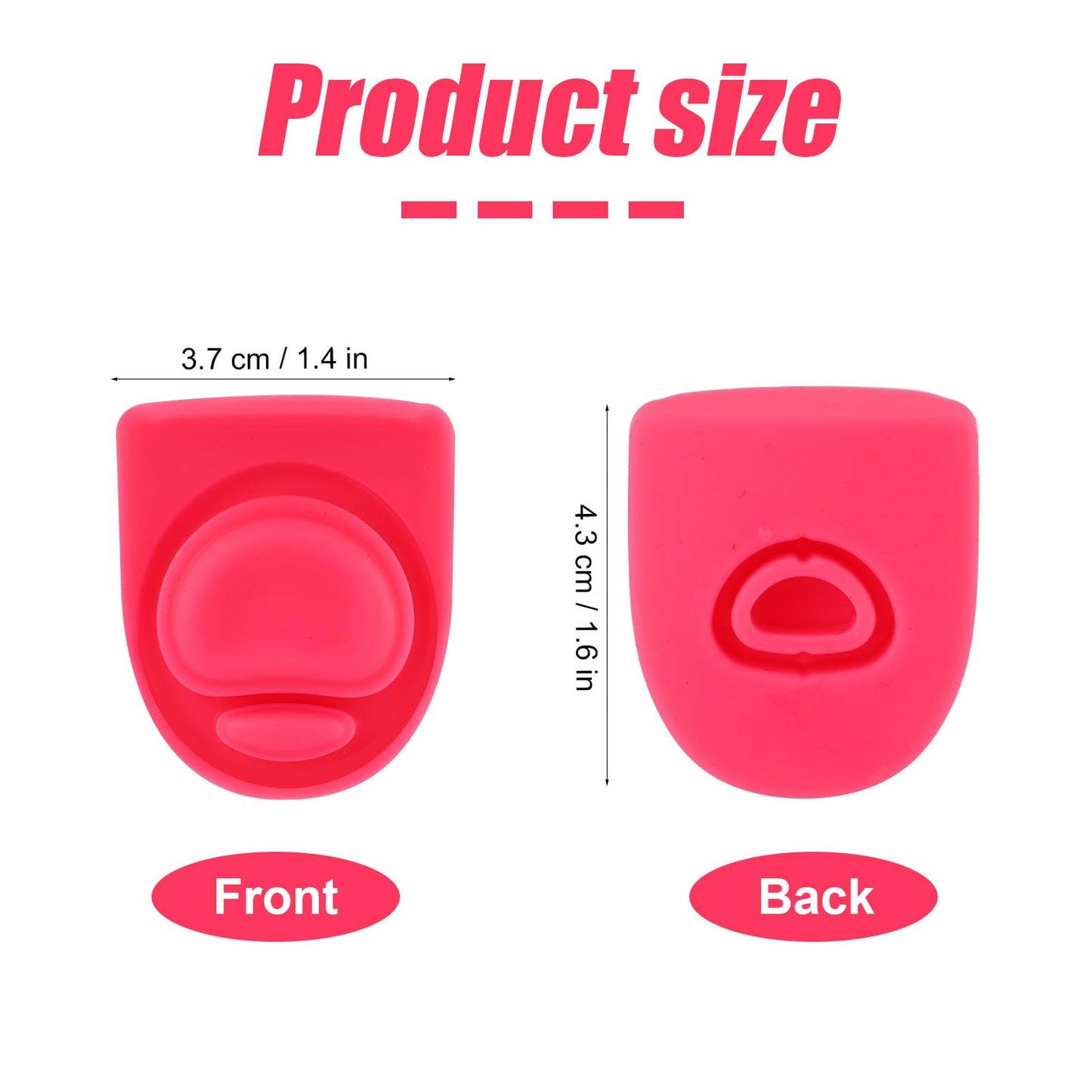 4pcs Replacement Stopper Compatible with Owala FreeSip 24oz 32oz, Water Bottle Top Lid Gasket for Owala 19/24/32/40oz Seal Bottle Cap Mouth Stopper Part Silicone Plug Accessories BPA-Free (Carmine)