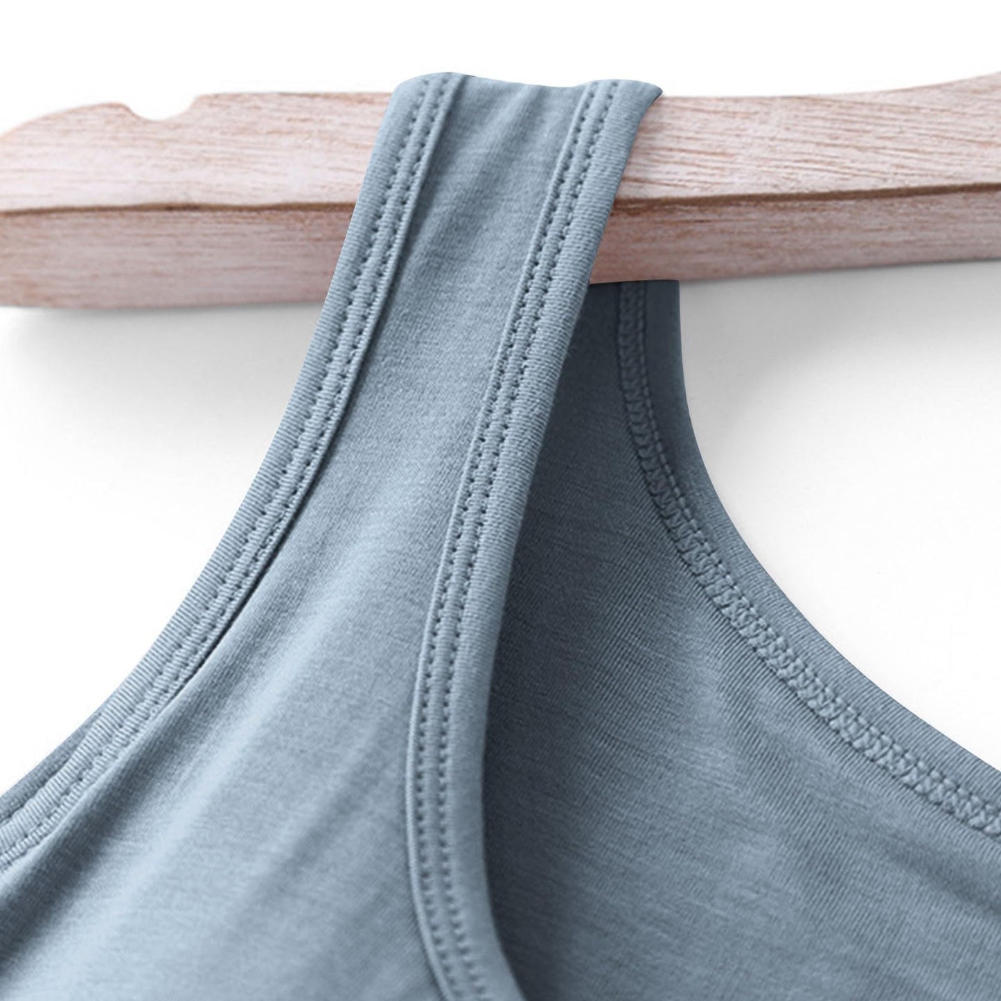 Prime of Day Deals Today 2024, Crop Workout Tops for Women, Womens Camisoles with Built in Bra Sleeveless Tank Tops Basic Cami Shirts Adjustable Spaghetti Strap Base Layer Light Blue