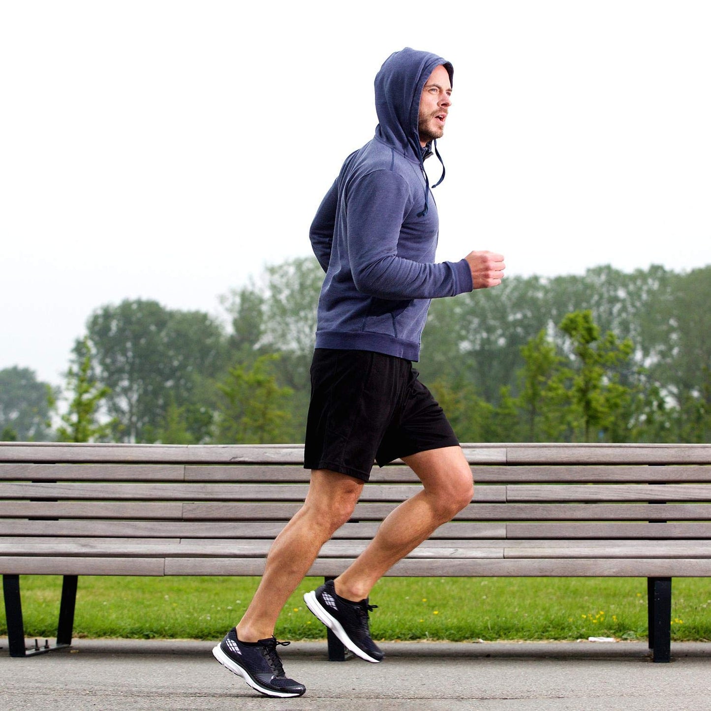 BALENNZ Athletic Shorts for Men with Pockets and Elastic Waistband Quick Dry Activewear Black